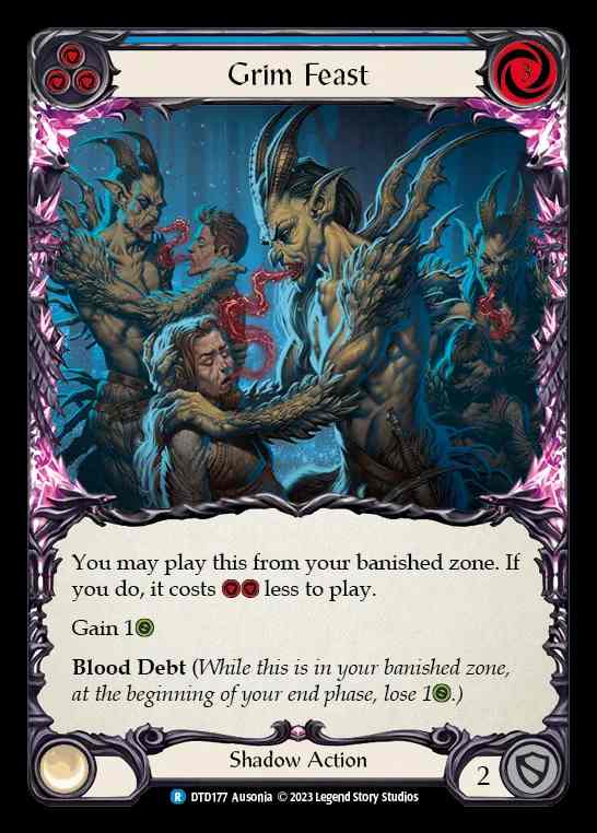 [Shadow] Grim Feast [DTD177-R] (blue)
