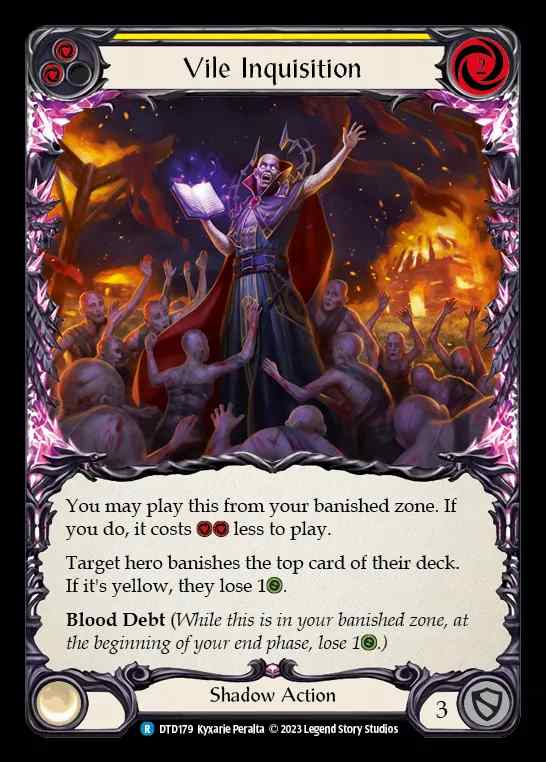 [Shadow] Vile Inquisition [DTD179-R] (yellow)