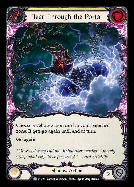 [Shadow] Tear Through the Portal [DTD191-C] (yellow)