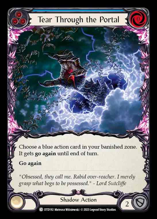 [Shadow] Tear Through the Portal [DTD192-C] (blue)