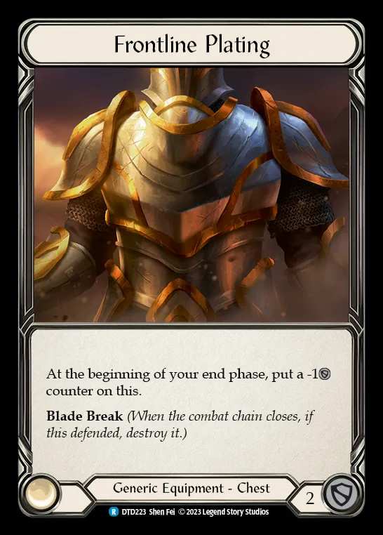 [Generic] Frontline Plating [DTD223-R]