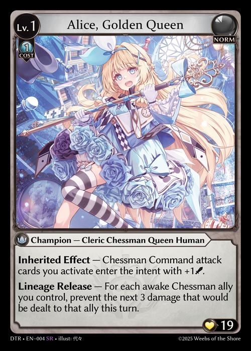 [Norm] Alice, Golden Queen [DTR004-SR]