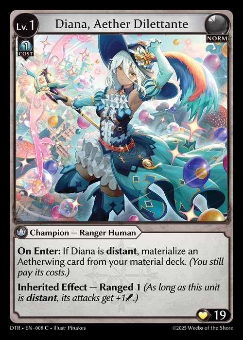 [Norm] Diana, Aether Dilettante [DTR008-C]