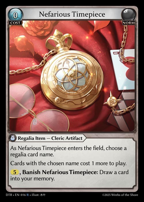 [Norm] Nefarious Timepiece [DTR016-R]