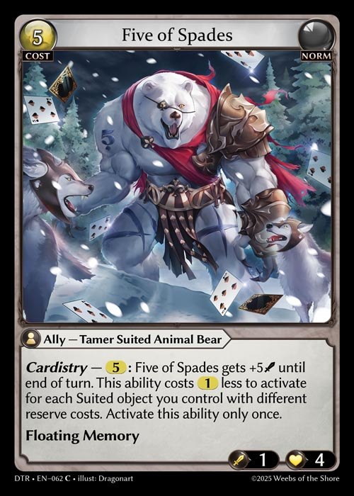 [Norm] Five of Spades [DTR062-C]