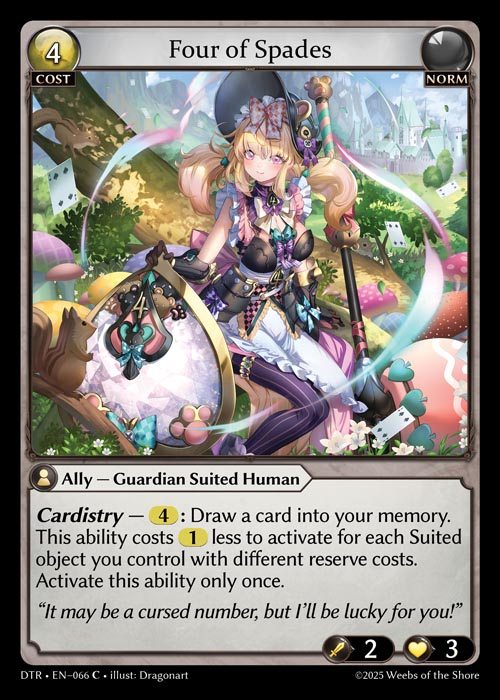 [Norm] Four of Spades [DTR066-C]