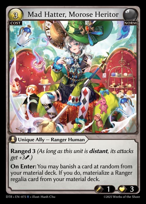 [Norm] Mad Hatter, Morose Heritor [DTR075-R]
