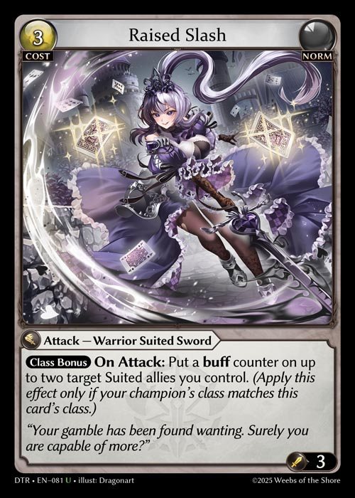 [Norm] Raised Slash [DTR081-U]
