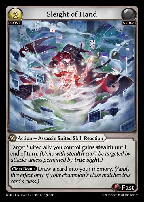 [Norm] Sleight of Hand [DTR092-U]