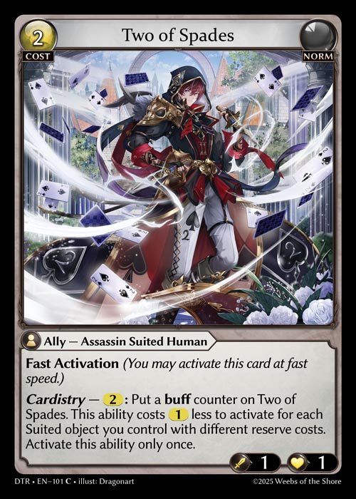 [Norm] Two of Spades [DTR101-C]