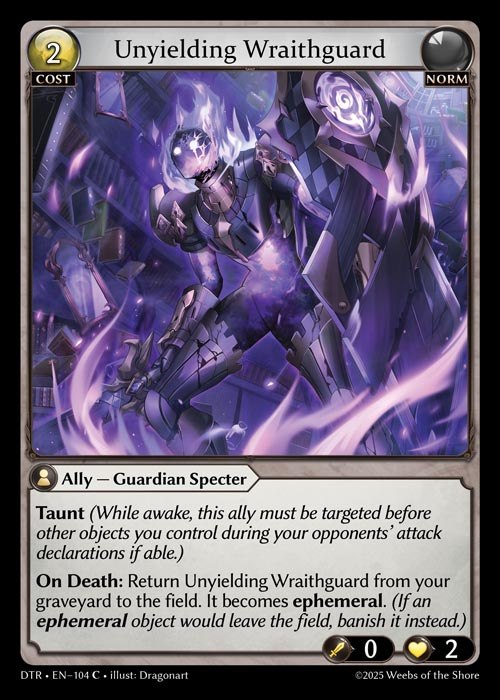 [Norm] Unyielding Wraithguard [DTR104-C]