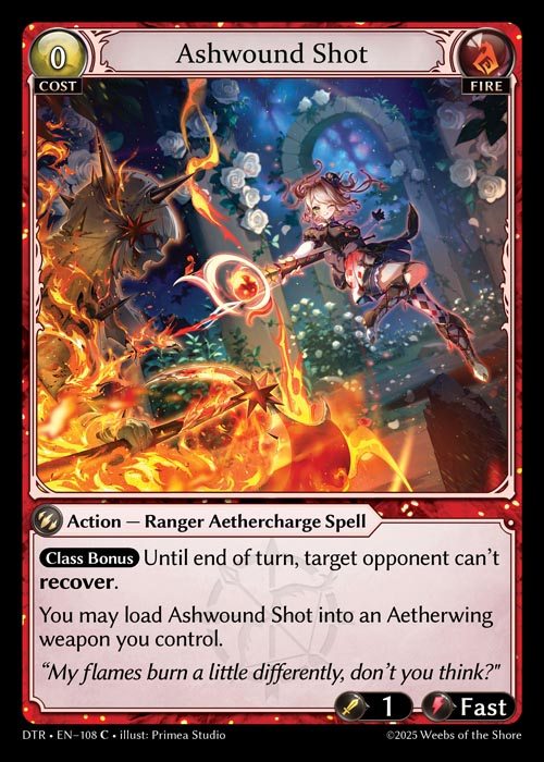 [Fire] Ashwound Shot [DTR108-C]