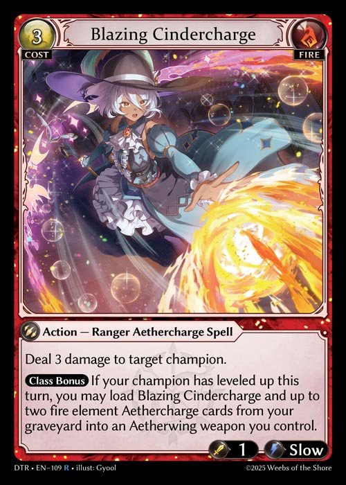 [Fire] Blazing Cindercharge [DTR109-R]