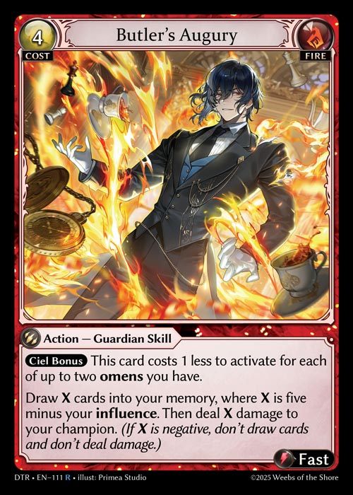[Fire] Butler's Augury [DTR111-R]