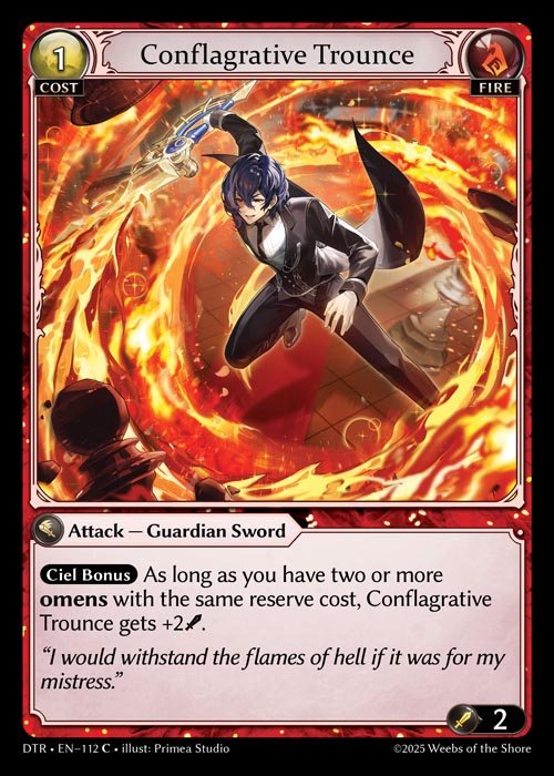 [Fire] Conflagrative Trounce [DTR112-C]