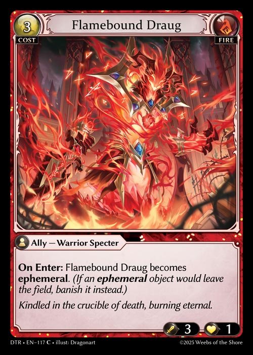 [Fire] Flamebound Draug [DTR117-C]