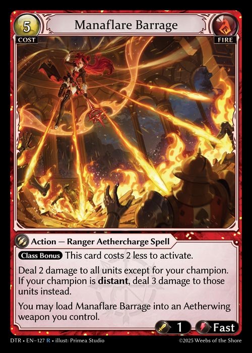[Fire] Manaflare Barrage [DTR127-R]