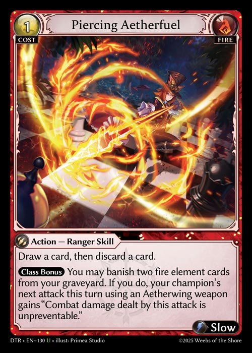 [Fire] Piercing Aetherfuel [DTR130-U]