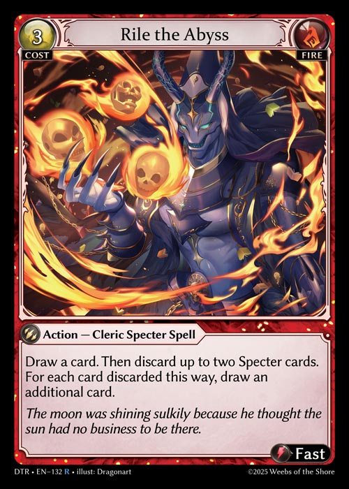 [Fire] Rile the Abyss [DTR132-R]