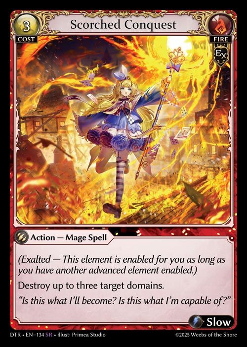 [Fire] Scorched Conquest [DTR134-SR]