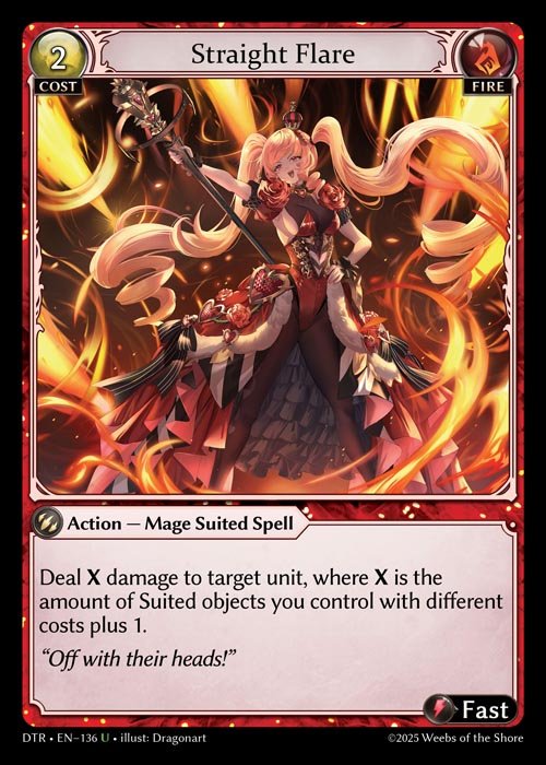 [Fire] Straight Flare [DTR136-U]