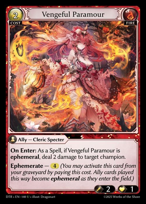 [Fire] Vengeful Paramour [DTR140-U]