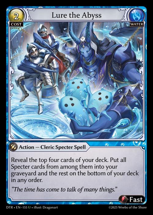 [Water] Lure the Abyss [DTR155-U]