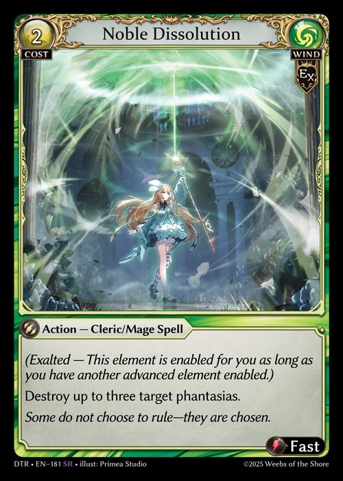 [Wind] Noble Dissolution [DTR181-SR]
