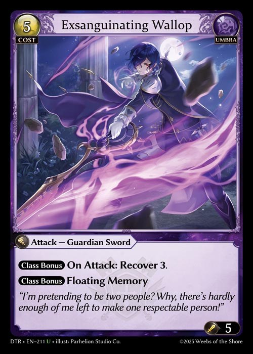 [Umbra] Exsanguinating Wallop [DTR211-U]