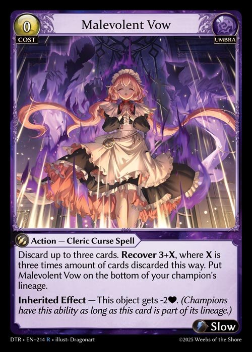 [Umbra] Malevolent Vow [DTR214-R]
