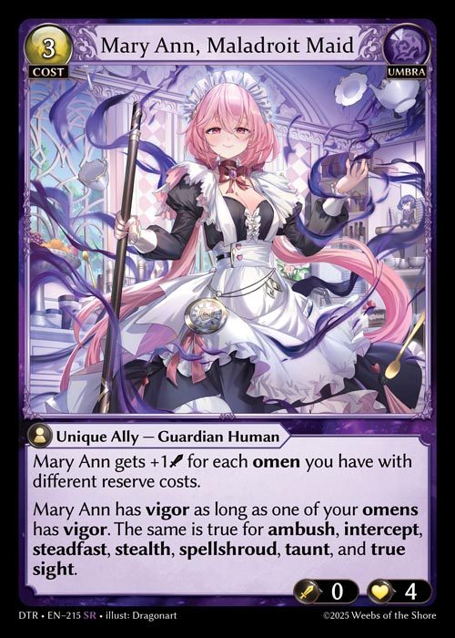 [Umbra] Mary Ann, Maladroit Maid [DTR215-SR]