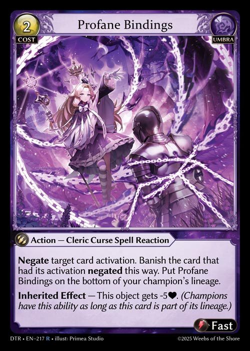 [Umbra] Profane Bindings [DTR217-R]