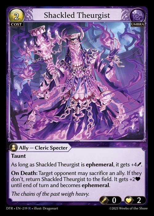 [Umbra] Shackled Theurgist [DTR219-R]