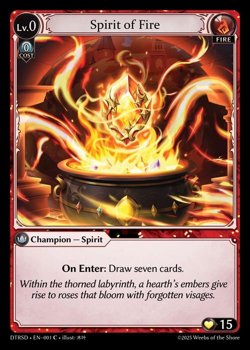 [Fire] Spirit of Fire [DTRSD001-C]