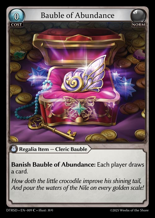 [Norm] Bauble of Abundance [DTRSD009-C]