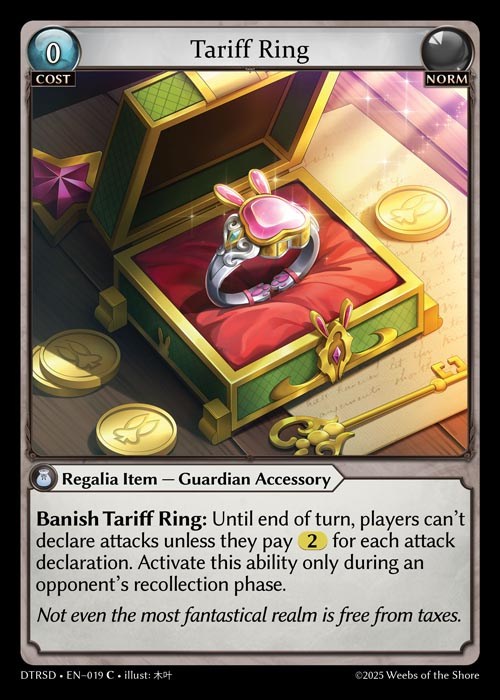 [Norm] Tariff Ring [DTRSD019-C]