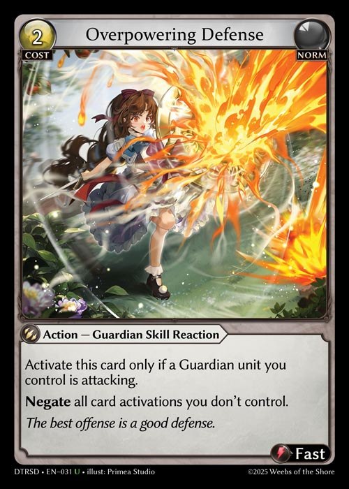 [Norm] Overpowering Defense [DTRSD031-U]