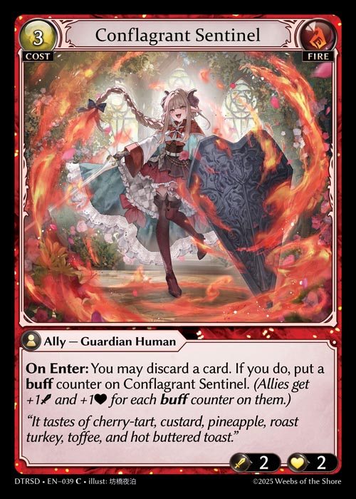 [Fire] Conflagrant Sentinel [DTRSD039-C]