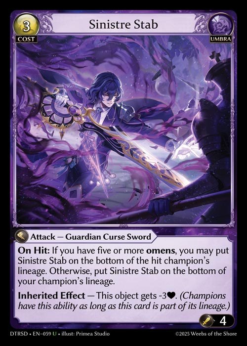 [Umbra] Sinistre Stab [DTRSD059-U]