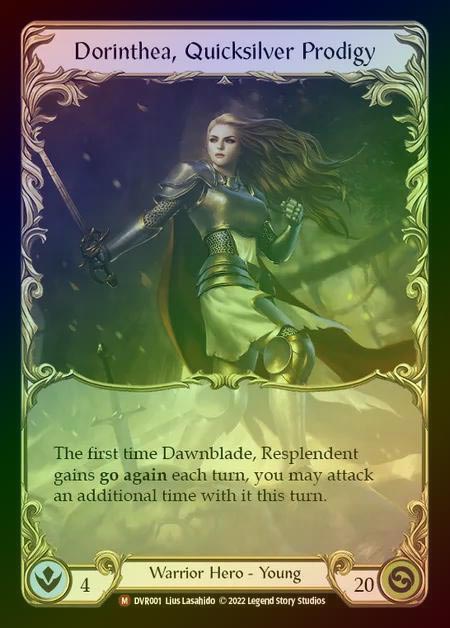 【状態EX】[Warrior] Dorinthea, Quicksilver Prodigy [DVR001-M]