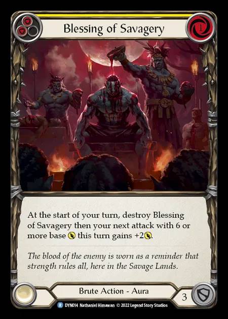 [Brute] Blessing of Savagery [DYN014-R] (yellow)