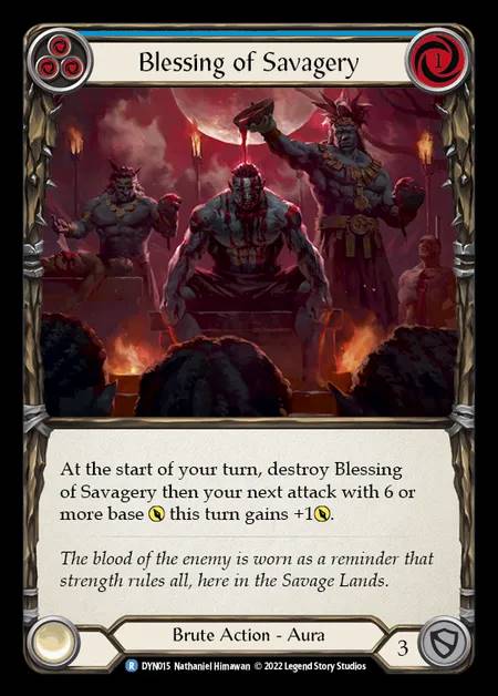 [Brute] Blessing of Savagery [DYN015-R] (blue)
