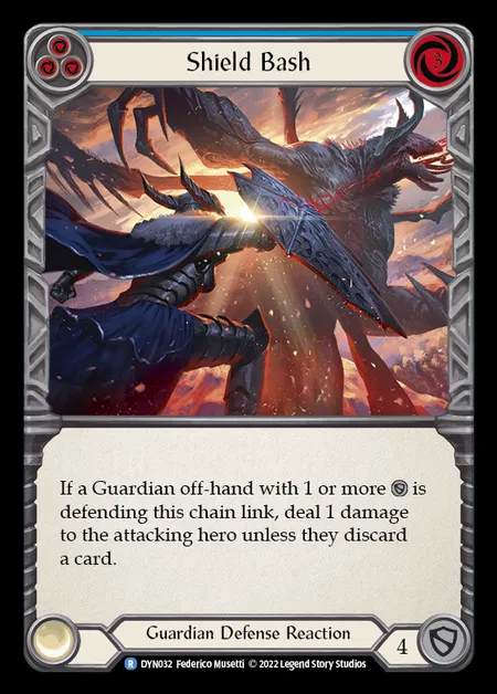 [Guardian] Shield Bash [DYN032-R] (blue)