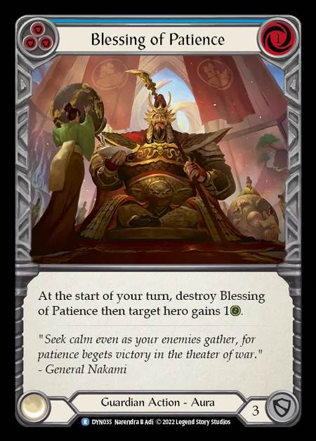 [Guardian] Blessing of Patience [DYN035-R] (blue)