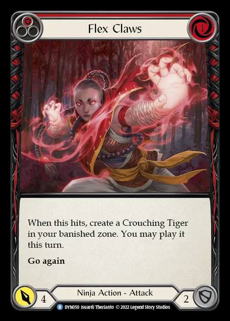 [Ninja] Flex Claws [DYN050-R] (red)