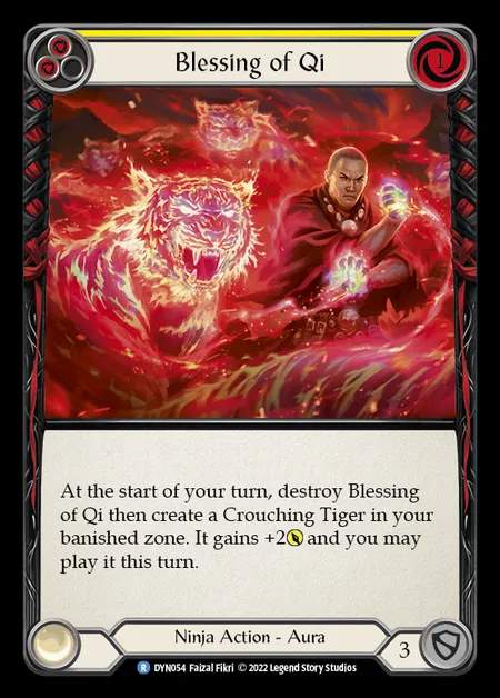 [Ninja] Blessing of Qi [DYN054-R] (yellow)