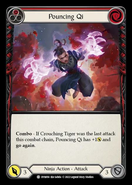 [Ninja] Pouncing Qi [DYN056-C] (red)