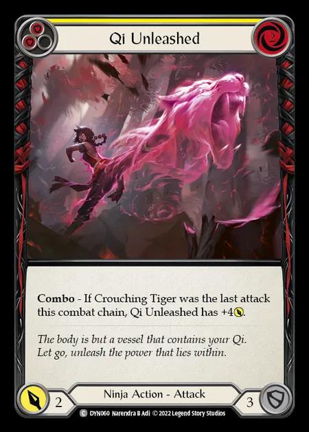 [Ninja] Qi Unleashed [DYN060-C] (yellow)