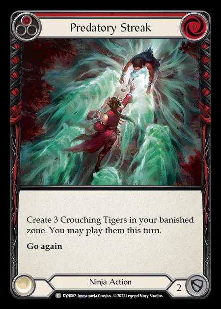 [Ninja] Predatory Streak [DYN062-C] (red)