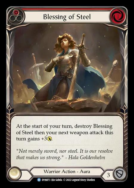 [Warrior] Blessing of Steel [DYN073-R] (red)